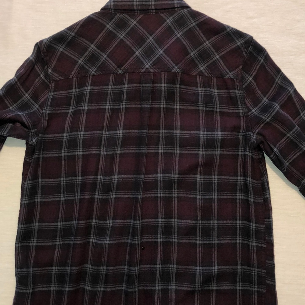 Paige Purple Flannel Shirt w/ Embellishments - Picture 9 of 9